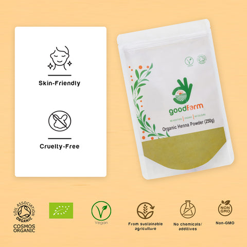 goodFarm Organic Henna Powder 250g
