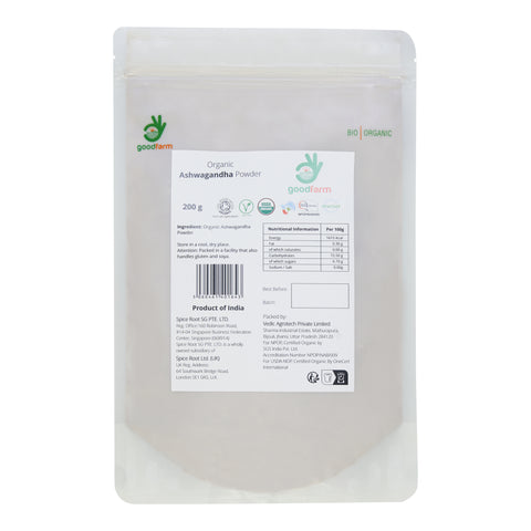 goodFarm Organic Ashwagandha Powder 200g