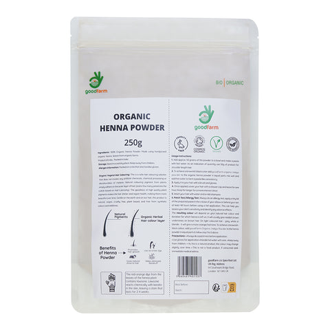 goodFarm Organic Henna Powder 250g