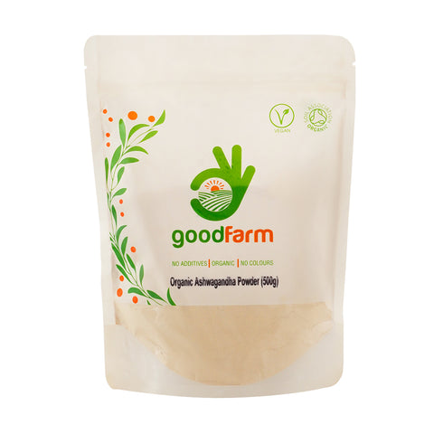 goodFarm Bio Ashwagandha Pulver 500g
