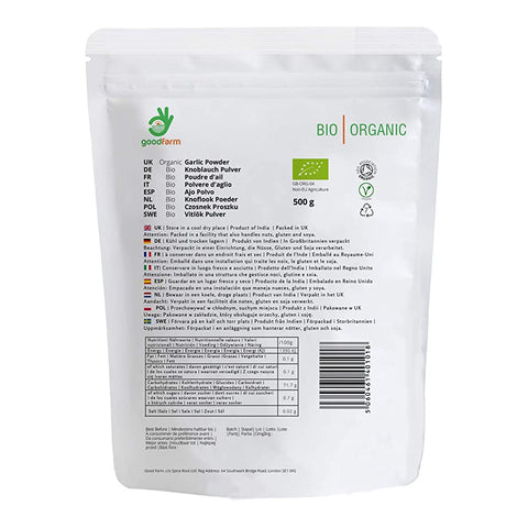 goodFarm Organic Garlic Powder 500g