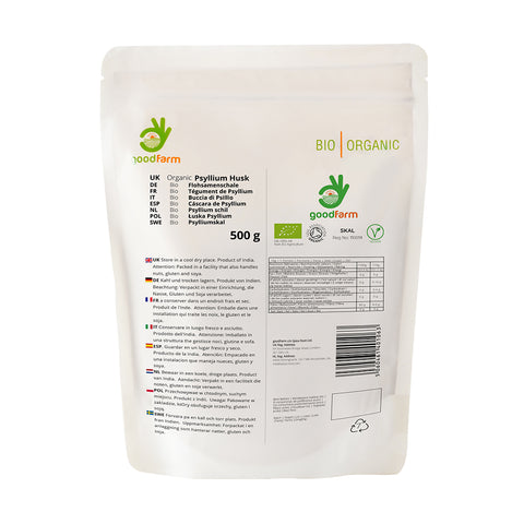 goodFarm Bio Flohsamenschalen 500g