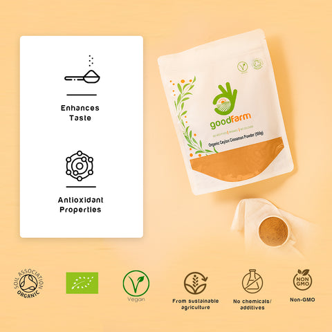 goodFarm Organic Ceylon Cinnamon Powder 500g