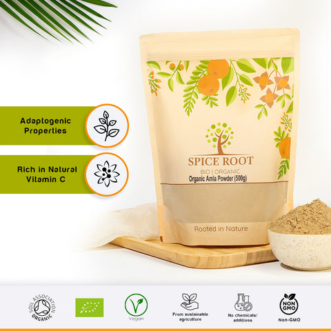 Spice Root Organic Amla Powder 500g