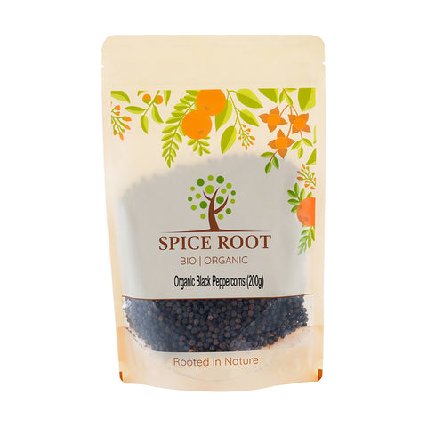 Organic Black Peppercorns 200g