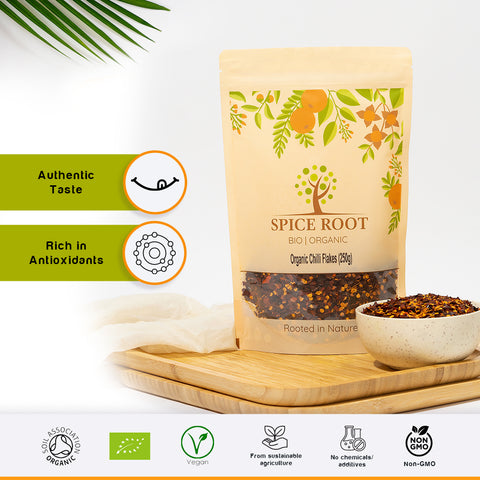 Organic Chilli Flakes 250g
