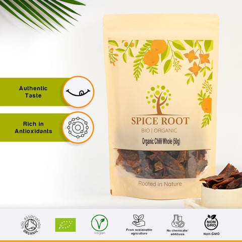 Organic Chilli Whole 50g