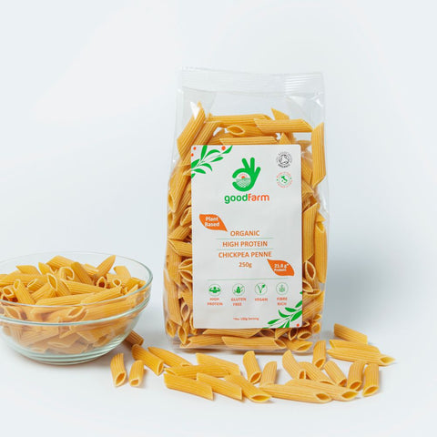 goodFarm Organic Chickpea Penne 250g x 4