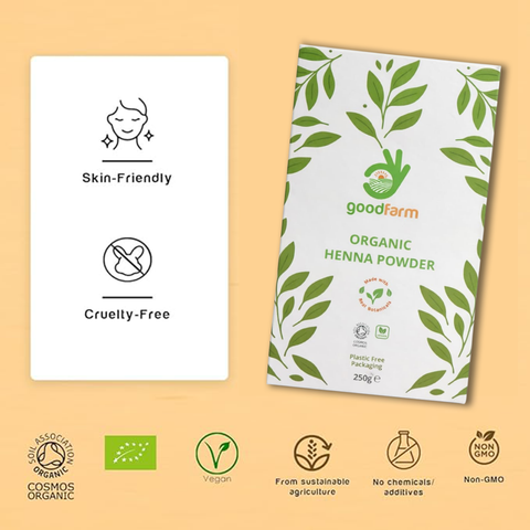 goodFarm Organic Henna Powder 250g