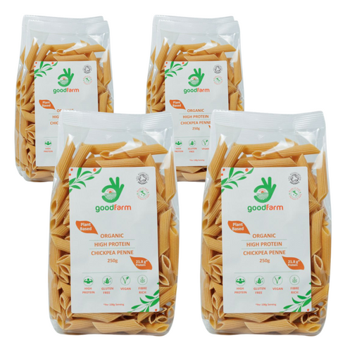 goodFarm Organic Chickpea Penne 250g x 4