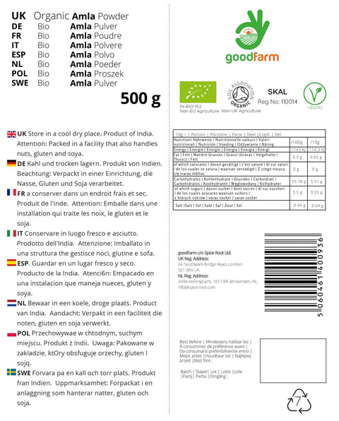 goodFarm Organic Amla Powder 500g