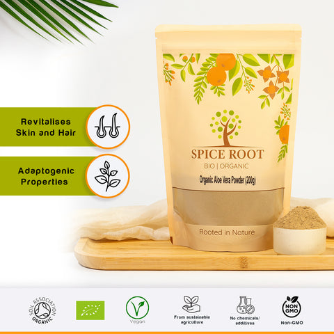 Organic Aloe Vera Powder 200g – Spice Root
