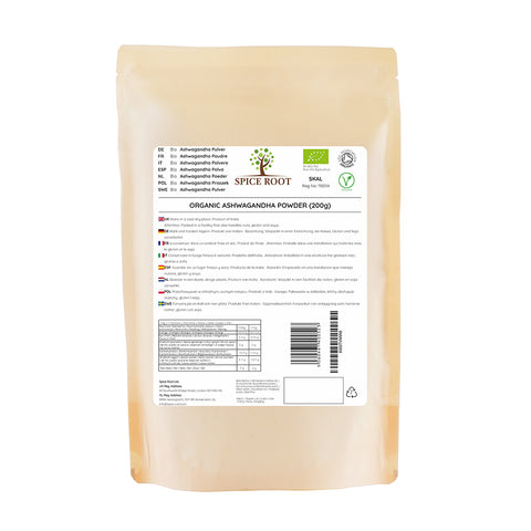 Spice Root Organic Ashwagandha Powder 200g